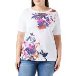 GERRY WEBER Edition 870098-44059 T-Shirt, Blanc/Blanc, 46 Femme