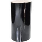 Gervasoni Table d'appoint Log M noir H 42cm/Ø18-22cm