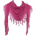 Foulards triangle roses en jersey à strass Taille S look fashion pour femme 