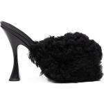 Sabots Giambattista Valli noirs en fourrure à motif moutons en cuir Pointure 41 pour femme en promo 