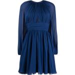 Robes courtes Giambattista Valli bleues en chiffon courtes Taille XL pour femme 