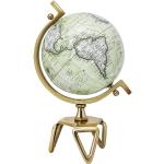 Globes terrestres en métal imprimé carte du monde 