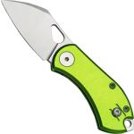 GiantMouse ACE Nibbler Green Aluminum, N690 couteau de poche, Ansø et Voxnaes design