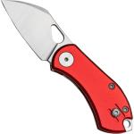 GiantMouse ACE Nibbler Red Aluminum, N690 couteau de poche, Ansø et Voxnaes design