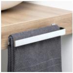 Porte-serviettes Giese gris en métal 
