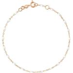 Bracelets de perles Gigi Clozeau blancs en résine à perles 18 carats pour femme 