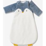 Gigoteuse à manches longues Vertbaudet blanches en coton à motif pingouins Taille 18 mois pour bébé de la boutique en ligne Vertbaudet.fr 