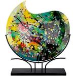 Vases en verre Gilde multicolores en métal de 50 cm 