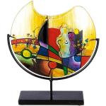 Vases en verre multicolores en verre de 38 cm 