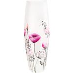 Vases en verre Gilde roses à fleurs de 50 cm 