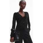 Pulls en laine de créateur Calvin Klein noirs Taille XXL pour femme en promo 