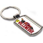 Porte-clés noirs en métal Ferrari 