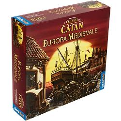 Giochi Uniti I Coloni di Catan : Europe Medievale – Jeu de Société (Version en Italien) [Import Italien]