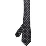 Cravates en soie de créateur Armani Giorgio Armani noires à motif papillons Tailles uniques pour homme 