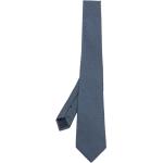 Cravates en soie de créateur Armani Giorgio Armani bleues à motif papillons Tailles uniques pour homme 