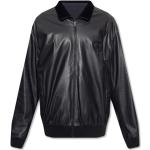 Vestes zippées de créateur Armani Giorgio Armani noires Taille 3 XL 