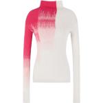 Pulls col roulé de créateur Armani Giorgio Armani roses en laine à manches longues à col roulé Taille M pour femme 