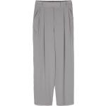 Pantalons de costume de créateur Armani Giorgio Armani gris clair bio Taille XXL W46 pour femme 