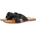 Sandales plates Gioseppo noires Pointure 38 look fashion pour femme en promo 