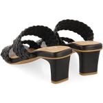 Sandales Gioseppo noires en cuir Pointure 37 look fashion pour femme en promo 