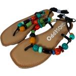 Sandales plates Gioseppo multicolores en cuir Pointure 40 pour femme 