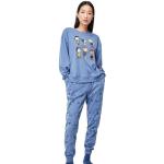 Pyjamas bleus Snoopy Taille L look fashion pour femme 