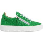 Chaussures Giuseppe Zanotti vert pomme en cuir à paillettes en cuir à bouts ronds Pointure 39 pour femme en promo 