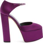 Sandales à talons Giuseppe Zanotti violettes pour femme en promo 