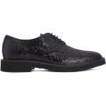Chaussures oxford Giuseppe Zanotti noires en caoutchouc à paillettes à bouts ronds Pointure 44,5 look casual pour homme en promo 