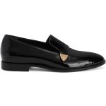 Chaussures casual Giuseppe Zanotti noires en cuir verni à bouts en amande Pointure 41 look casual pour homme 