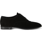 Chaussures oxford Giuseppe Zanotti noires en daim à lacets look casual pour homme 