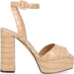Sandales à talons Giuseppe Zanotti beiges Pointure 39 look fashion pour femme 