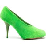 Escarpins de créateur Givenchy verts en cuir de veau en cuir à bouts carrés Pointure 40 pour femme 