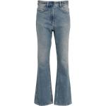 Jeans droits de créateur Givenchy bleus en denim délavés W25 L28 pour femme 
