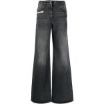Jeans évasés de créateur Givenchy noirs délavés W28 L29 pour femme 