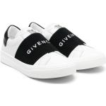 Givenchy Kids baskets à logo brodé - Blanc