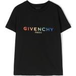 T-shirts à imprimés de créateur Givenchy noirs en jersey enfant en promo 
