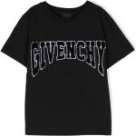 T-shirts de créateur Givenchy noirs enfant en promo 