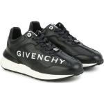 Baskets à lacets de créateur Givenchy noires en caoutchouc à bouts ronds Pointure 34 look casual 