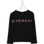 T-shirts à manches longues de créateur Givenchy noirs patchwork enfant en promo 