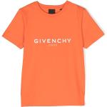 T-shirts à imprimés de créateur Givenchy orange enfant bio éco-responsable en promo 