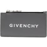 Porte-cartes en cuir de créateur Givenchy gris en cuir de veau pour homme 