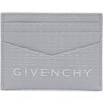 Portefeuilles de créateur Givenchy gris clair en cuir de veau en cuir pour homme 