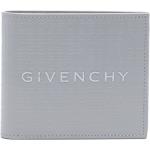 Portefeuilles de créateur Givenchy gris clair en cuir de veau en cuir pour homme 