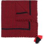 Écharpes de créateur Givenchy rouges à franges seconde main Tailles uniques pour femme 