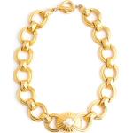 Colliers en or de créateur Givenchy jaunes à perles seconde main 