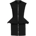 Robes d'été de créateur Givenchy noires en viscose courtes sans manches Taille XS pour femme 