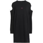 Robes en laine de créateur Givenchy noires courtes à manches longues à col rond Taille S pour femme 