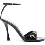 Sandales à brides de créateur Givenchy noires à bouts carrés Pointure 41 pour femme 