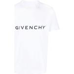T-shirts à imprimés de créateur Givenchy blancs en jersey à manches courtes à col rond pour homme 